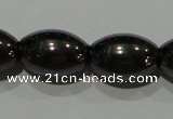 CMH149 15.5 inches 8*12mm rice magnetic hematite beads wholesale
