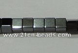 CMH159 15.5 inches 4*4mm cube magnetic hematite beads wholesale