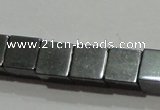 CMH160 15.5 inches 6*6mm cube magnetic hematite beads wholesale