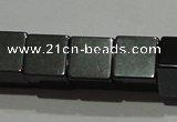 CMH161 15.5 inches 8*8mm cube magnetic hematite beads wholesale