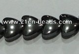 CMH172 15.5 inches 8*8mm heart magnetic hematite beads wholesale