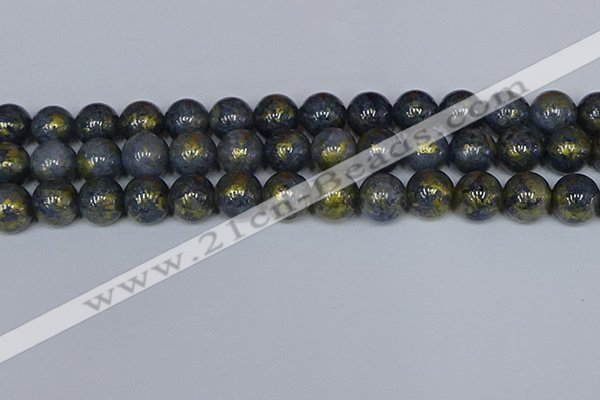 CMJ1003 15.5 inches 10mm round Mashan jade beads wholesale