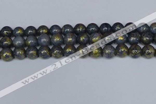 CMJ1004 15.5 inches 12mm round Mashan jade beads wholesale