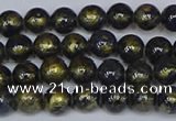 CMJ1005 15.5 inches 4mm round Mashan jade beads wholesale