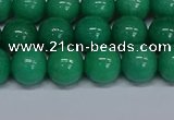 CMJ102 15.5 inches 10mm round Mashan jade beads wholesale