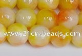 CMJ1051 15.5 inches 8mm round jade beads wholesale