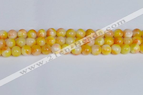 CMJ1051 15.5 inches 8mm round jade beads wholesale
