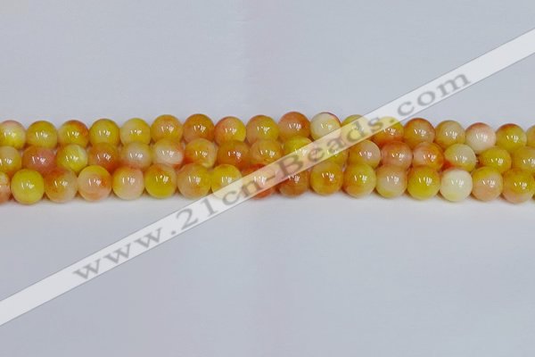 CMJ1056 15.5 inches 8mm round jade beads wholesale