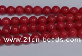 CMJ106 15.5 inches 4mm round Mashan jade beads wholesale