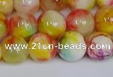 CMJ1061 15.5 inches 8mm round jade beads wholesale