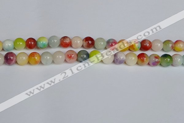 CMJ1086 15.5 inches 8mm round jade beads wholesale