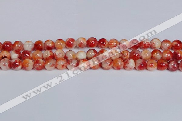 CMJ1141 15.5 inches 8mm round jade beads wholesale