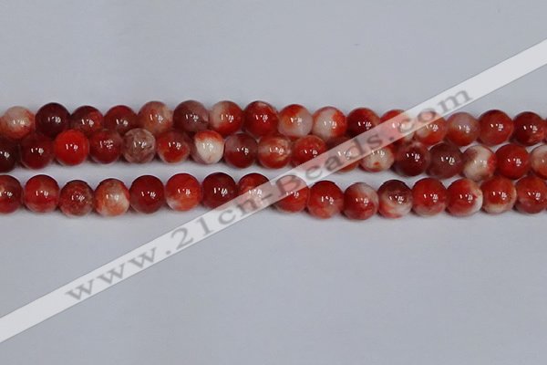 CMJ1156 15.5 inches 8mm round jade beads wholesale