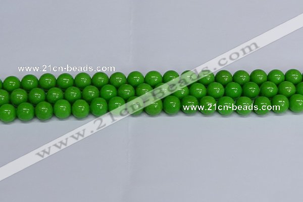 CMJ116 15.5 inches 10mm round Mashan jade beads wholesale