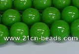 CMJ117 15.5 inches 12mm round Mashan jade beads wholesale