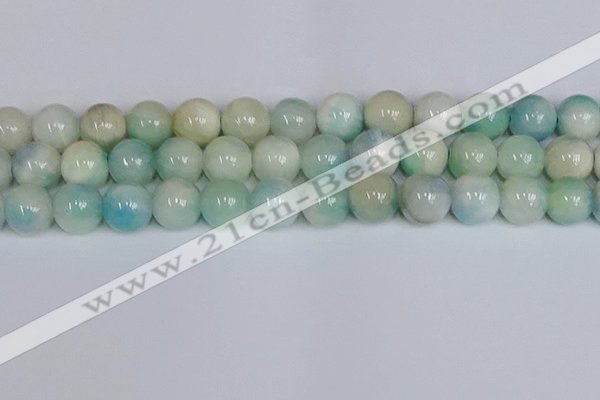 CMJ1193 15.5 inches 12mm round jade beads wholesale