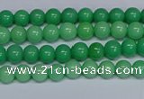 CMJ127 15.5 inches 4mm round Mashan jade beads wholesale