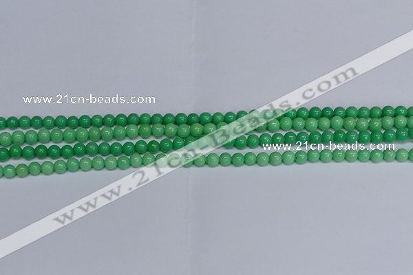 CMJ127 15.5 inches 4mm round Mashan jade beads wholesale