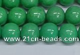 CMJ131 15.5 inches 12mm round Mashan jade beads wholesale