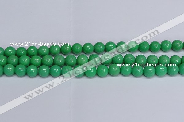 CMJ131 15.5 inches 12mm round Mashan jade beads wholesale