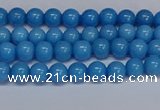 CMJ134 15.5 inches 4mm round Mashan jade beads wholesale