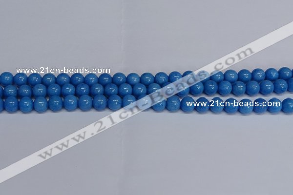 CMJ136 15.5 inches 8mm round Mashan jade beads wholesale