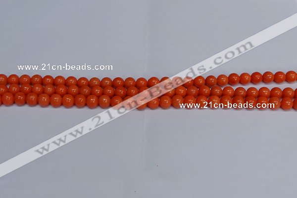 CMJ142 15.5 inches 6mm round Mashan jade beads wholesale