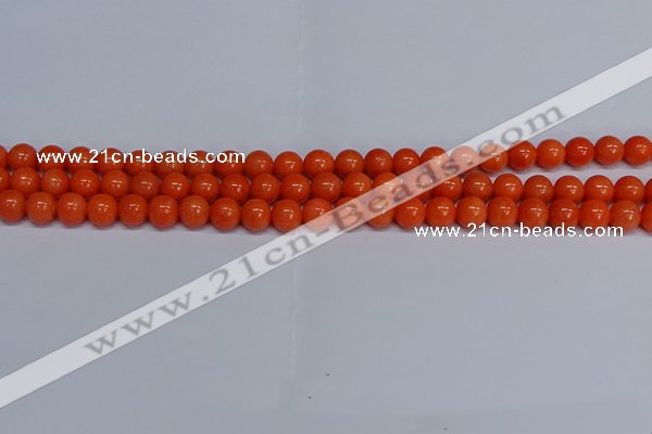 CMJ143 15.5 inches 8mm round Mashan jade beads wholesale