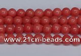 CMJ148 15.5 inches 4mm round Mashan jade beads wholesale