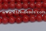 CMJ16 15.5 inches 6mm round Mashan jade beads wholesale