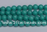 CMJ190 15.5 inches 4mm round Mashan jade beads wholesale