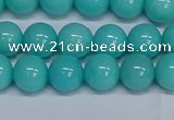 CMJ193 15.5 inches 10mm round Mashan jade beads wholesale