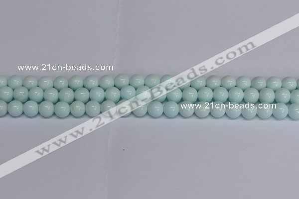 CMJ214 15.5 inches 10mm round Mashan jade beads wholesale