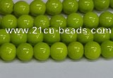 CMJ219 15.5 inches 6mm round Mashan jade beads wholesale