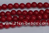 CMJ22 15.5 inches 4mm round Mashan jade beads wholesale