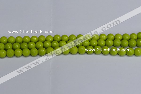 CMJ221 15.5 inches 10mm round Mashan jade beads wholesale