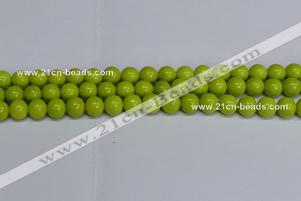 CMJ222 15.5 inches 12mm round Mashan jade beads wholesale