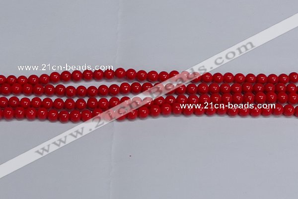 CMJ226 15.5 inches 6mm round Mashan jade beads wholesale