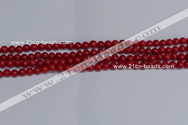 CMJ23 15.5 inches 6mm round Mashan jade beads wholesale