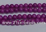 CMJ253 15.5 inches 4mm round Mashan jade beads wholesale