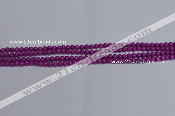 CMJ253 15.5 inches 4mm round Mashan jade beads wholesale