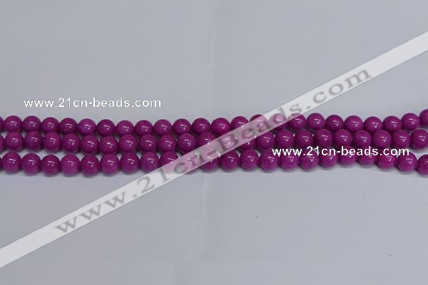 CMJ255 15.5 inches 8mm round Mashan jade beads wholesale