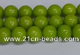 CMJ269 15.5 inches 8mm round Mashan jade beads wholesale