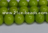 CMJ270 15.5 inches 10mm round Mashan jade beads wholesale