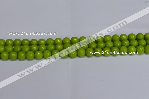 CMJ270 15.5 inches 10mm round Mashan jade beads wholesale