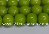 CMJ271 15.5 inches 12mm round Mashan jade beads wholesale