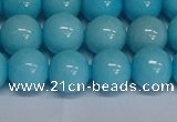 CMJ278 15.5 inches 12mm round Mashan jade beads wholesale