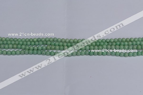 CMJ281 15.5 inches 4mm round Mashan jade beads wholesale