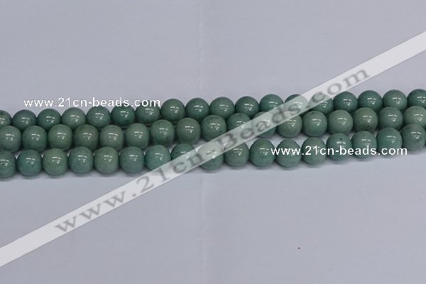 CMJ285 15.5 inches 12mm round Mashan jade beads wholesale