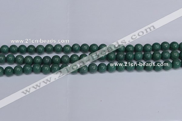 CMJ291 15.5 inches 10mm round Mashan jade beads wholesale